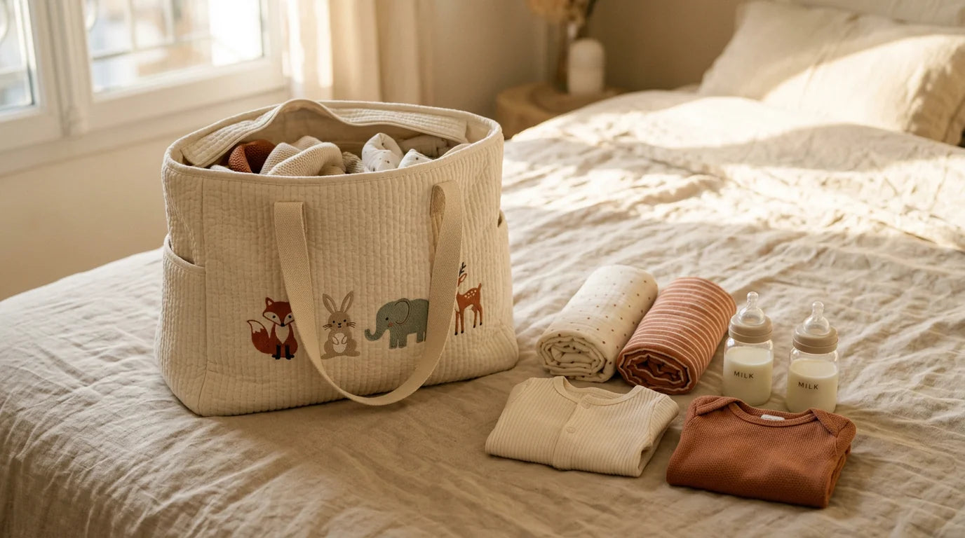Couverture article sac a langer jumeaux guide BebeSac