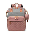 Sac a Dos a Langer Rose Pastel accroche sur poussette