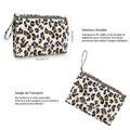 Tapis a Langer Nomade Leopard detail matiere et fermetures