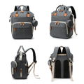 Sac a Dos a Langer Multifonction detail interieur et compartiments | sac a dos a langer BebeSac