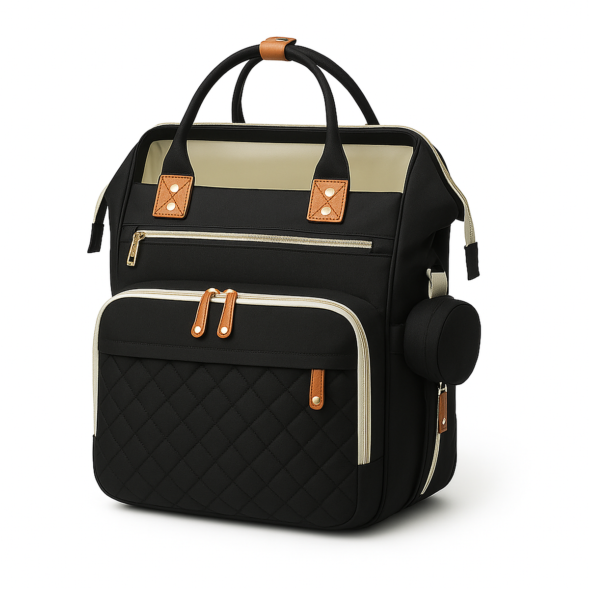 Sac a dos a langer noir - vue principale