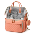 Sac a dos a langer rose - interieur ouvert