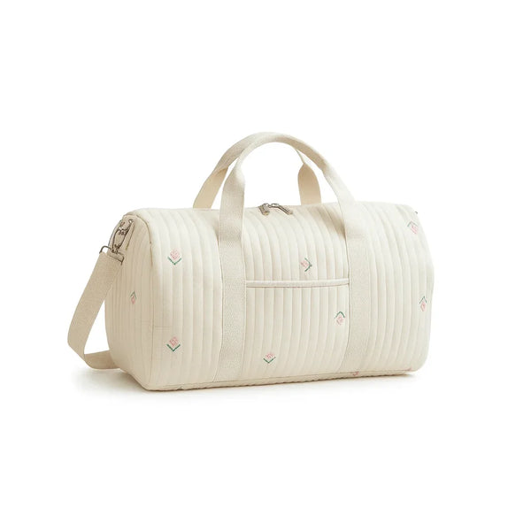 Sac à Langer Brodé Fleurs
