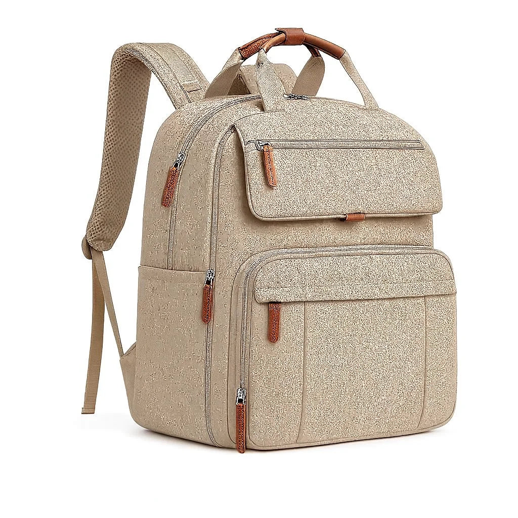 Sac à langer jumeaux extensible : vue trois quarts sur fond blanc | BebeSac