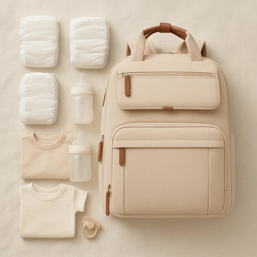 Sac à langer jumeaux extensible : avec le kit complet des jumeaux | BebeSac