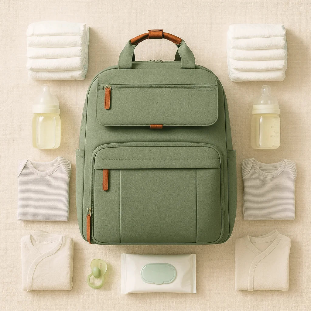 Sac à langer jumeaux extensible : avec le kit complet des jumeaux | BebeSac