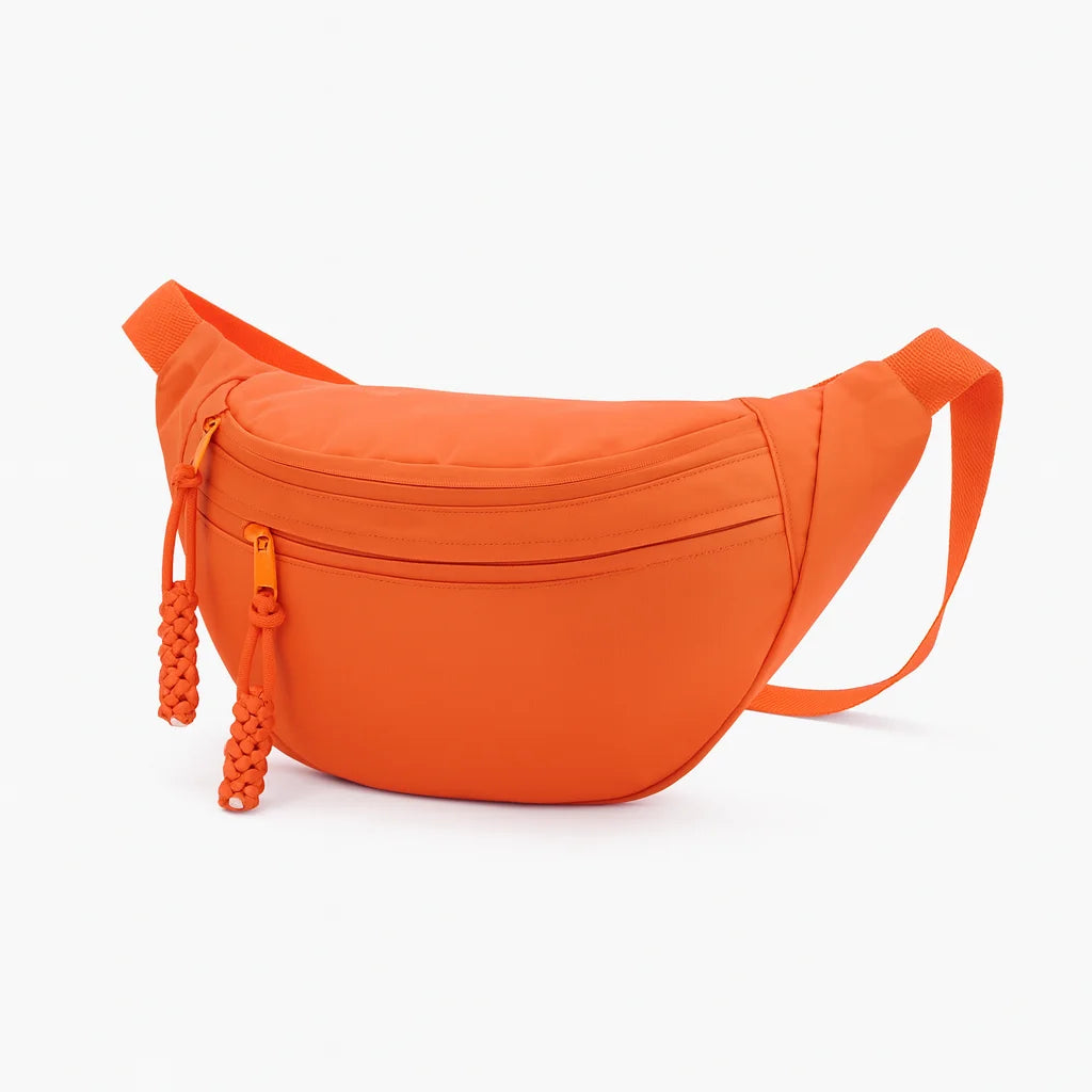 Sac Banane Orange : vue trois quarts sur fond blanc | BebeSac