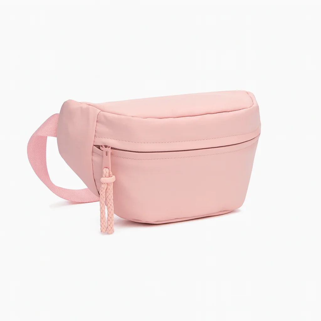Sac Banane Rose : vue trois quarts sur fond blanc | BebeSac