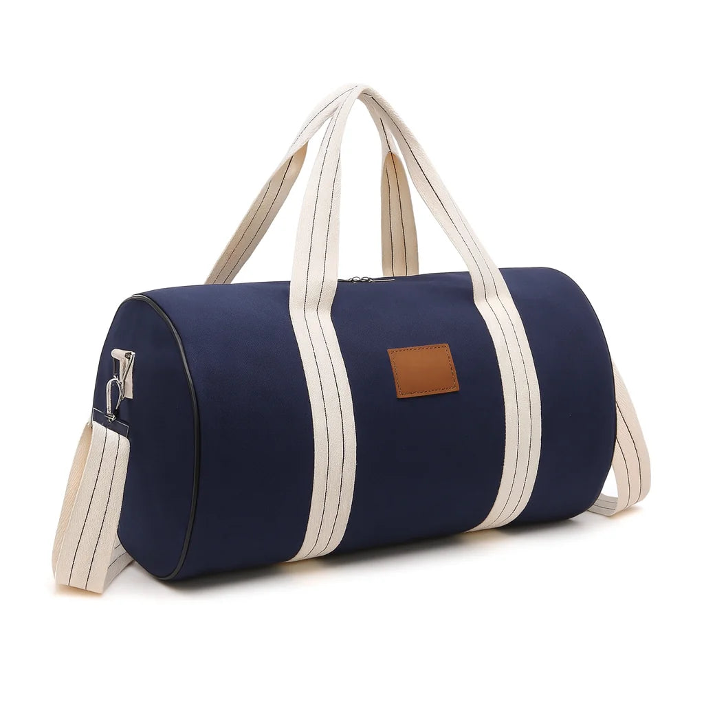 Sac Maternité Voyage Bleu Marine - vue principale sur fond blanc | BebeSac