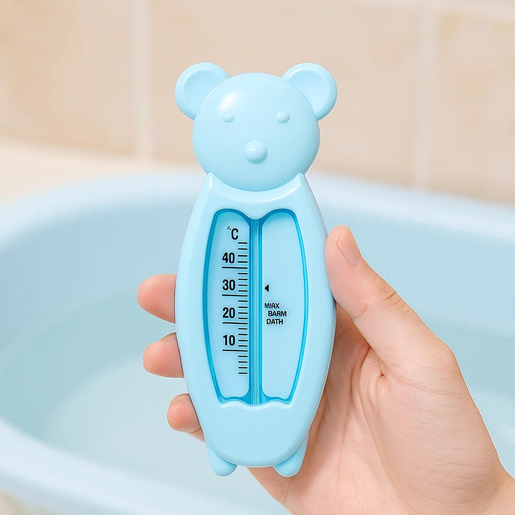 Thermomètre de Bain Ours Bleu : vue complète et rangement | BebeSac