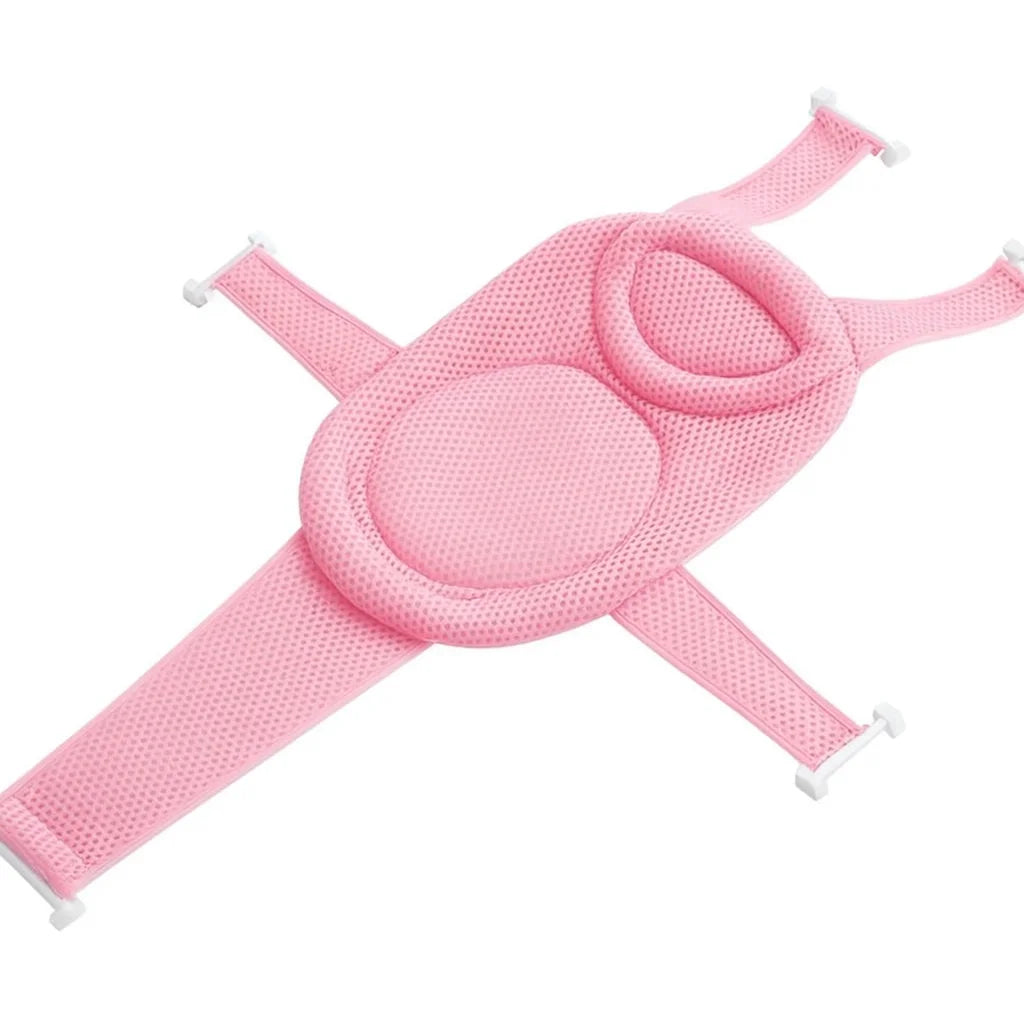Transat de Bain Rose : vue trois quarts sur fond blanc | BebeSac